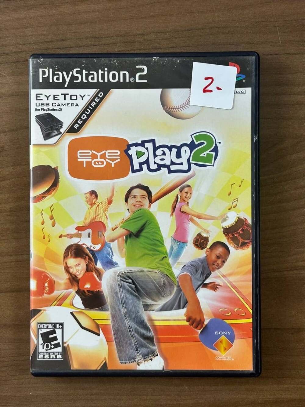 EyeToy Play 2 Sony PlayStation 2 PS2 Complete w/ Manual Case & Disc